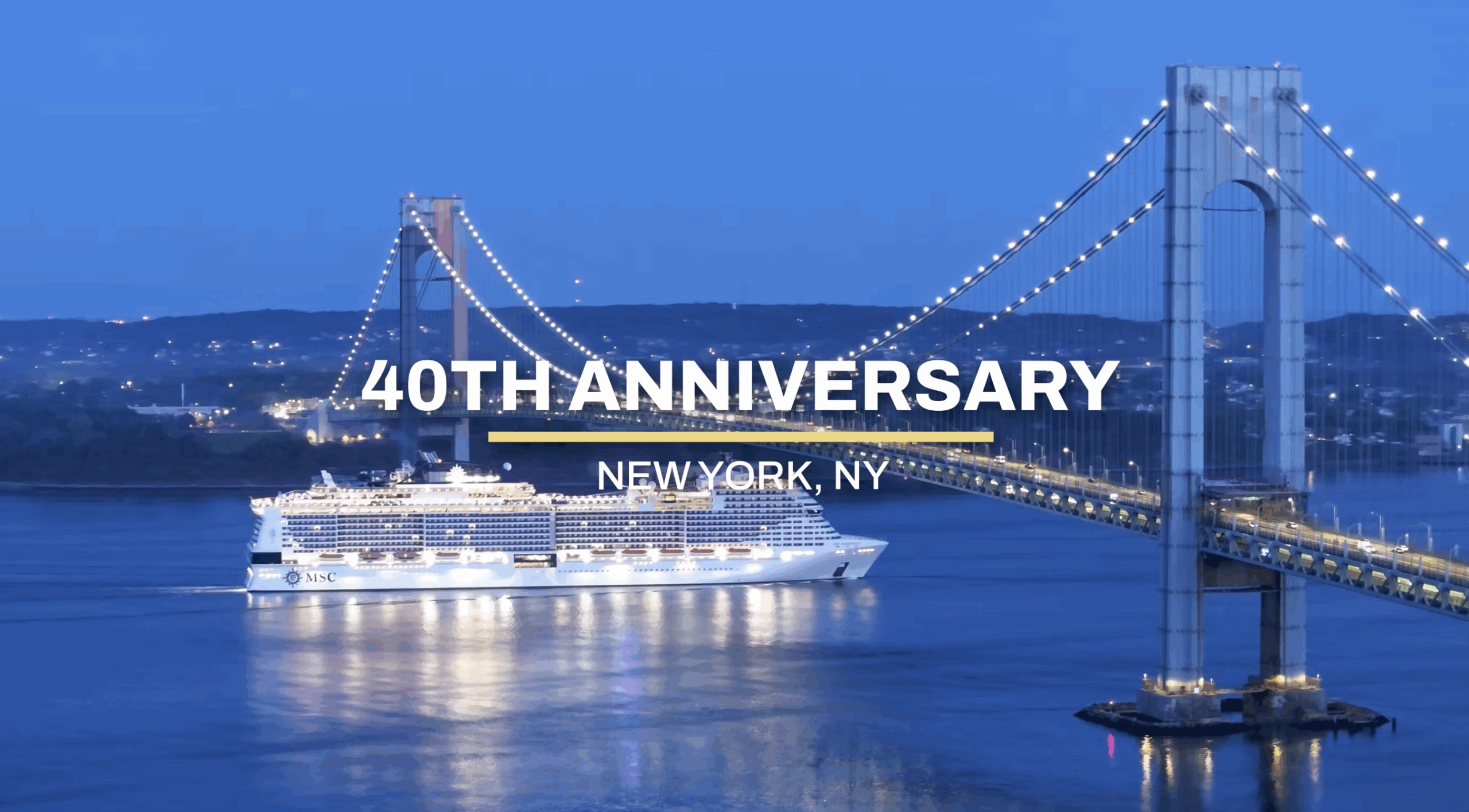 MSC 40th Anniversary 30s Recap Video